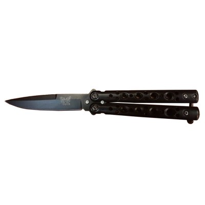 Нож бабочка - балисонг (черный, 160см)