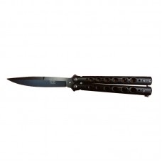 Нож бабочка - балисонг (черный, 215см)