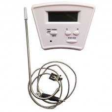 Цифровой термометр с таймером и щупом на гибком проводе