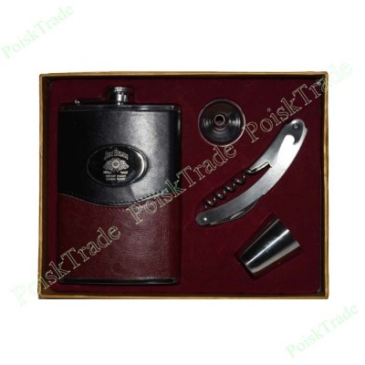 23. Подарочный набор Jim Beam - фляга, воронка, стопка, швейцарский нож