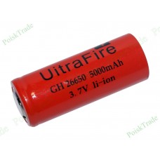 Перезаряжаемый литий-ионный аккумулятор UltraFire GH 26650 (3.7В 5000 мАч)